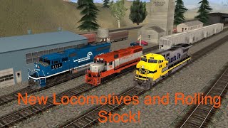 Trainz Driver 2  New North American Equipment [upl. by Annyahs]