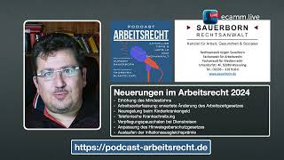 Teaser Neuerungen im Arbeitsrecht 2024 [upl. by Annabela]