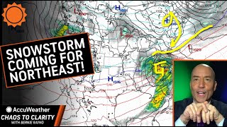 MidAtlantic  Northeast Snowstorm Coming  AccuWeather [upl. by Atsira]