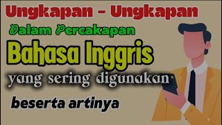 Kalimat Percakapan Bahasa Inggris Seharihari  Pelan dan Mudah [upl. by Janette688]