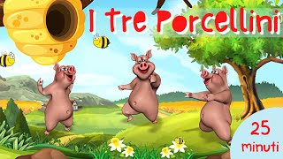 I Tre Porcellini 🐷🐷🐷 Canzoni per bambini e bimbi piccoli [upl. by Yoho908]