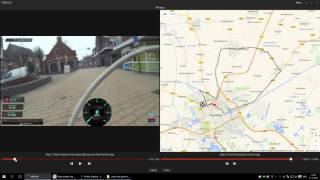 fietsvideo met overlay maken zonder een gps camera bv gopro in Garmin Edit [upl. by Willette]