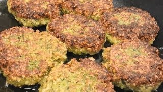 Gemüsefrikadellen mit Zucchini und Haferflocken vegan [upl. by Margie554]