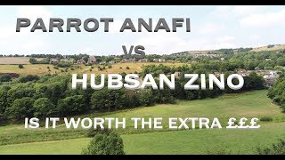 PARROT ANAFI VS HUBSAN ZINO IS IT WORTH THE EXTRA £££ [upl. by Eux]