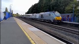 Chiltern Railways 68010 passes through Princes Risborough with set AL04 and 82305 trailing 290824 [upl. by Leimad336]