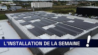 Installation de panneaux solaires pour notre client  Pathel Industrie [upl. by Ethben]