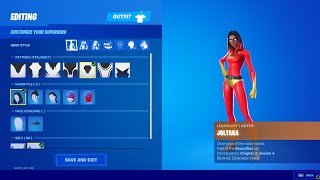 NEW JOLTARA SKIN GAMEPLAY  FORTNITE LETS YOU CREATE YOUR OWN SUPERHERO IN CHAPTER 2 SEASON 4 UPDATE [upl. by Hillman591]