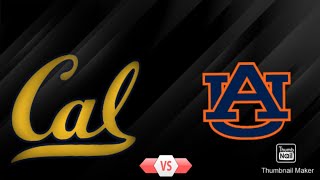 College Football 25 Cal vs Auburn [upl. by Perpetua]