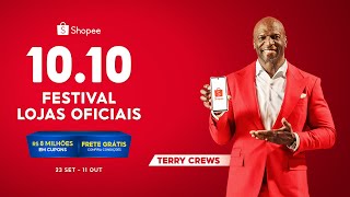 1010 Festival Lojas Oficiais Shopee com Terry Crews  ShopeeBR [upl. by Maillw478]