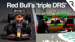 Red Bulls genius triple DRS F1 trick explained [upl. by Cohl]