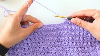 How To Crochet An Easy Blanket Stitch [upl. by Agnimod]