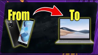 How to Transfer Photos from Mobile to Laptop  Full Guide [upl. by Ehcropal]