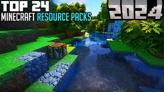 TOP 24 Best Minecraft Texture Packs for 2024 [upl. by Jerry]