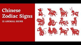 The 12 Chinese Zodiac Signs and What Does It Indicates [upl. by Ameerak281]