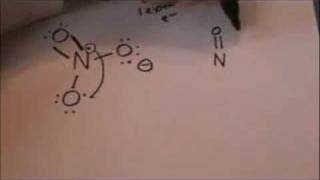 Lewis Structure  Nitrate anion [upl. by Sirdna]