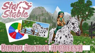 Buying another Appaloosa using a WHEEL 😍🥰 Star Stable Lous Stable [upl. by Nerred724]