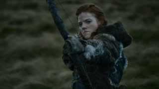 Games Of Thrones Ygritte shoots John Snow 3 times with arrows s03e10 [upl. by Ellatsyrc]