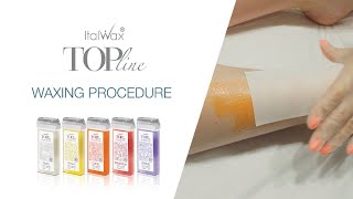 Italwax Top Line SP warm wax  Depilation procedure [upl. by Jutta]