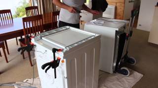 Installing a Fisher amp Paykel Dryer Stacking KIt [upl. by Ahser500]