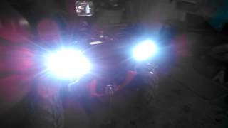 Polaris sportsman 850 hid install [upl. by Femmine362]