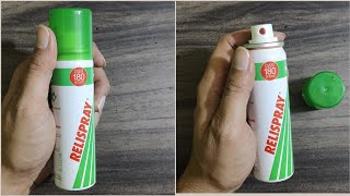 Relispray Pain Relief Spray Review  Best Pain Relief Spray ln India [upl. by Milks]