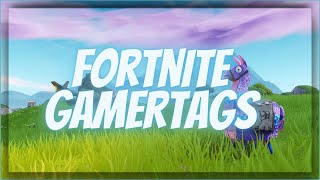 Best Fortnite Gamertags in 2023 Not Taken [upl. by Bellis]