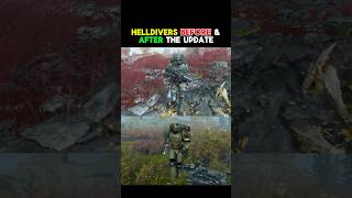 HELLDIVER 2 PLAYERS BEFORE AND AFTER THE UPDATE Apofes92 [upl. by Radmen]