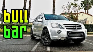 Bull Bar for Mercedes ML and GL  W164 ML63 [upl. by Osnerol]