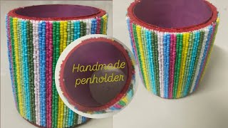 How to make handmade penholder handmade penholder kese banaaye [upl. by Anitirhc]