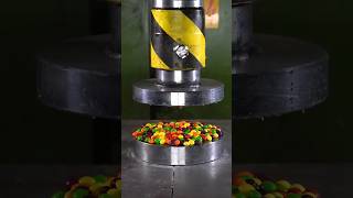 Candy Crush Vs 150 Ton Hydraulic Press Crushing 🍭🍬 shorts hydraulicpress satisfying candycrush [upl. by Nebuer]