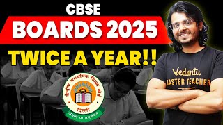 Board Exam 2025 Twice a Year  CBSE Board Exam 2025  Gaurav Tiwari vjme20 [upl. by Hairakcaz]