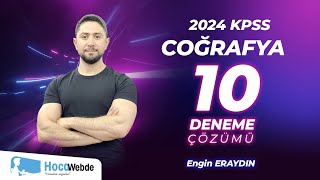 2024 KPSS ENGİN ERAYDIN COĞRAFYA 10 DENEME ÇÖZÜMÜ LİSANS  ÖN LİSANS  ORTAÖĞRETİM [upl. by Canon679]