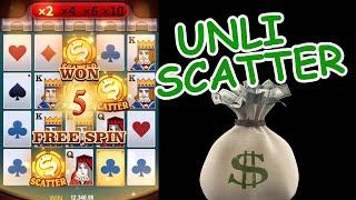 Super ace Unlimited Scatter🤑💰How many FREE SPINS in this game [upl. by Hgielah]