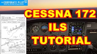 ILS Approach Tutorial  Cessna 172 msfs cessna172 msfs2020 ifr tutorial [upl. by Wilfrid]