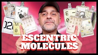 ESCENTRIC MOLECULES FRAGRANCES RANKED  ESCENTRIC MOLECULES 0105  LUCKYSCENT SAMPLE SET USA GVWY [upl. by Ahsykal]