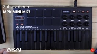 Klawiatura sterująca MPK Mini MK3 z Akai Professional  Demo [upl. by Iron]