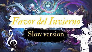 Favor del Invierno 2024  Orquesta del evento slow  league of legends [upl. by Sall]