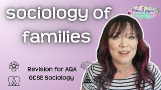 Families  Revision for AQA GCSE Sociology [upl. by Careaga]