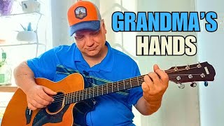 Grandmas Hands Easy Guitar  Bill Withers [upl. by Philps441]