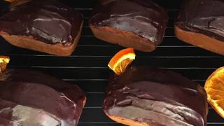 Italian Orange Cake Ciambellone with Amaretto Ganache  By Dark Chocolate Labo [upl. by Ivey490]