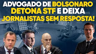 Imperdível advogado de Bolsonaro detona STF e deixa jornalistas da GloboNews sem resposta [upl. by Tranquada]