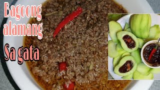 How to cook Bagoong alamang bagoong alamang sa gata recipe [upl. by Iblehs276]