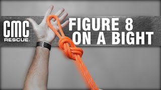 Learn how to Tie a Figure 8 on a Bight  CMC [upl. by Chiquita699]