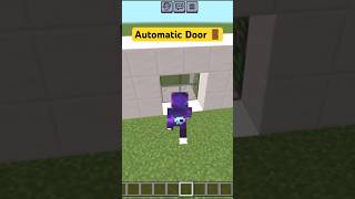 Minecraft tikok hack Automatic DOOR 🚪 shorts [upl. by Chretien]