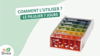 Le Pilulier Semainier 7 jours Anabox  Faciliter lorganisation de son traitement [upl. by Marteena]