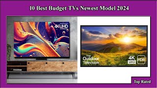 ✅ 10 Best Budget TVs Newest Model 2024 [upl. by Eninahs]