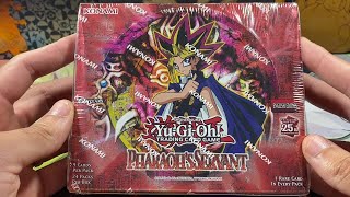 AWESOME PULLS Pharaoh’s Servant 25th Anniversary Booster Box Opening [upl. by Euqimod681]