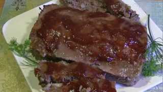 Homemade Meatloaf [upl. by Drwde]