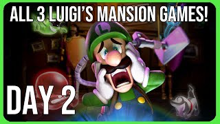 Every Luigis Mansion Marathon 100  Day 2 [upl. by Aneema]