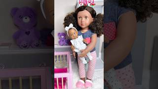 Mama And Baby Dolls Family Morning Routine Stories shorts babydolls dolls doll [upl. by Cranford]